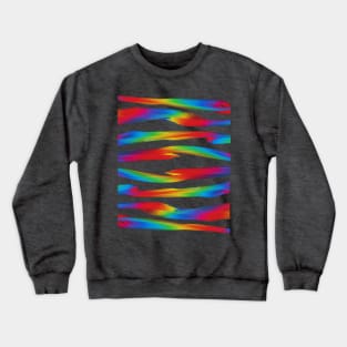 Horizontal Abstract lines Crewneck Sweatshirt